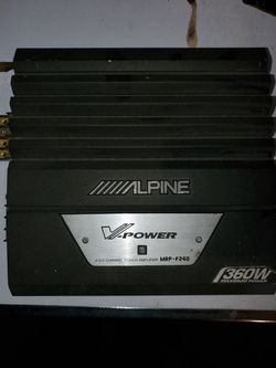 Alpine amplifier