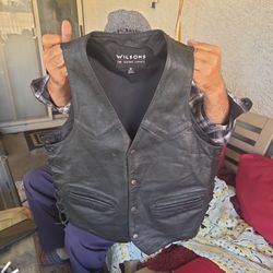 Wilson's Genuine Leather Bikers Vest