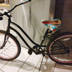 Black And Pink Bicycle 