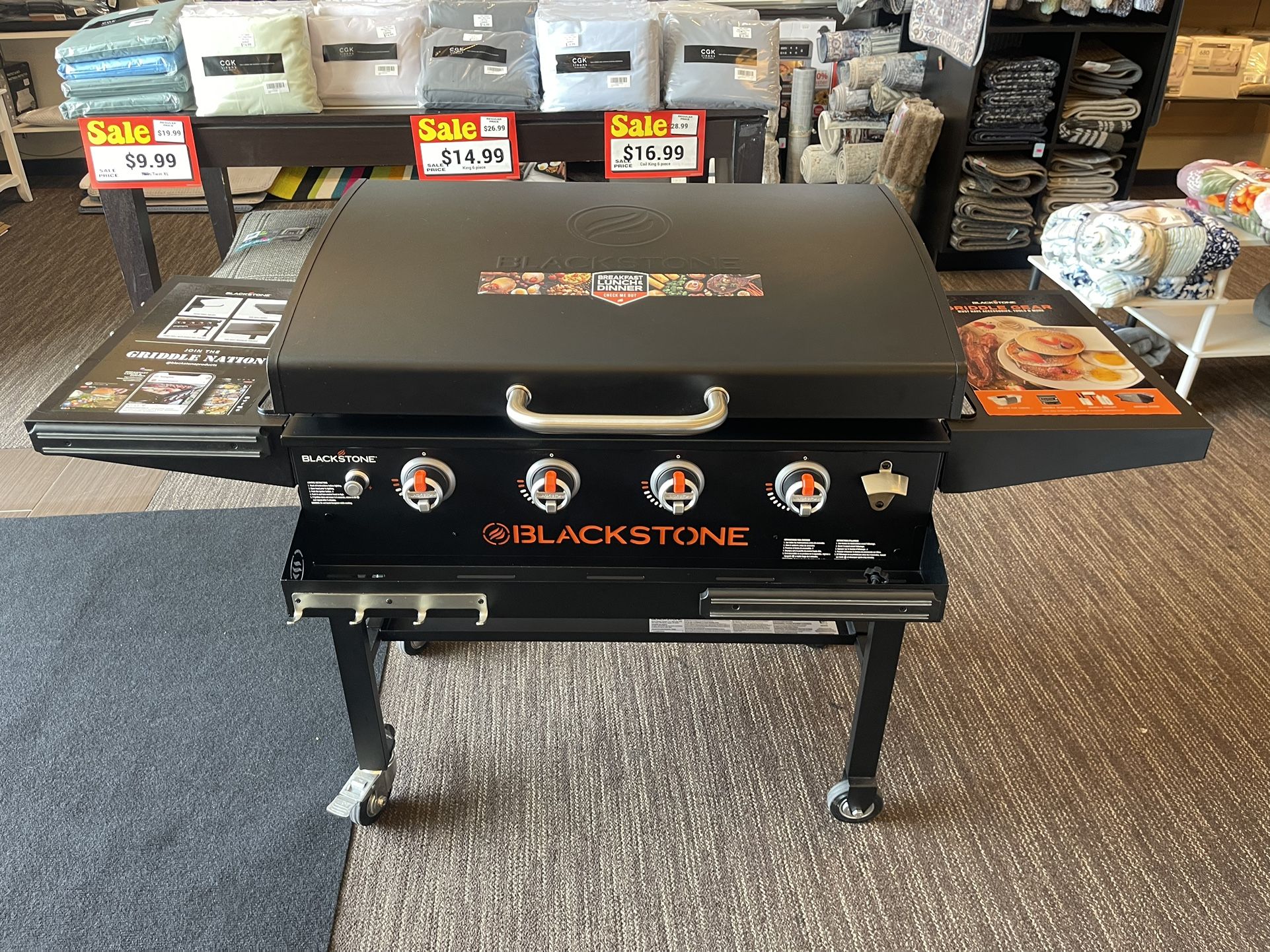 Blackstone 4 Burner Liquid Propane Outdoor Griddle Black for Sale in