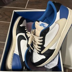 Air Jordan 1 Low Travis Scott X Fragment Size 9.5