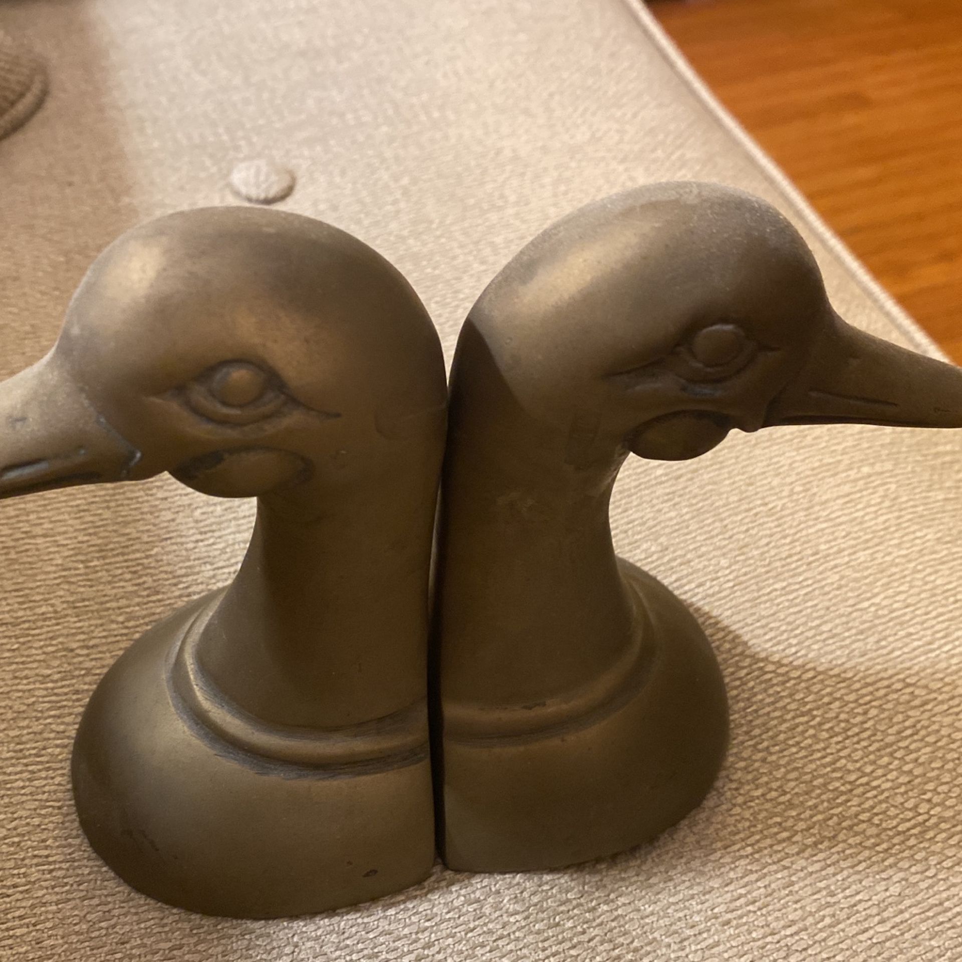 Antique Duck Bookends