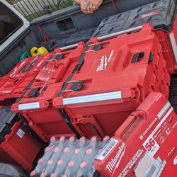Milwaukee Pack Out Tool Boxes Etc....