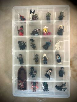 23 New Lego Custom Minifigures With Clear Case