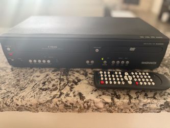 Magnavox combo DVD player and 4 Head VCR Combo