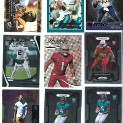 Football Cards Lot Inserts Rookies 