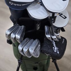 Taylormade Set Of Qi10 Hybrid/Woods/Driver P770 Irons