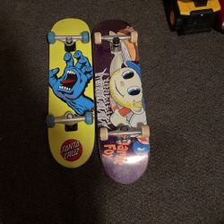 2 Skateboards Rarely Used