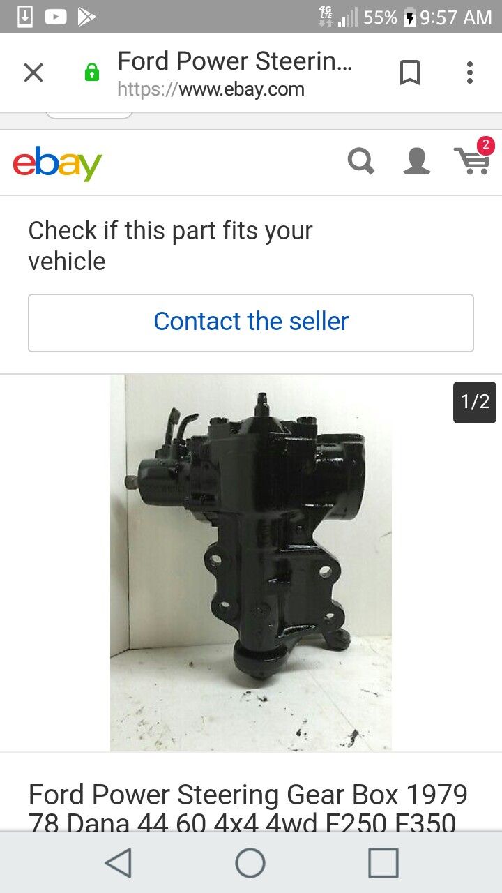Wanted 1978 Ford F250 steering gear box