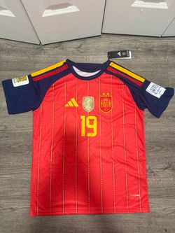 Adidas Spain National Team Jersey #19 lamine yamal
