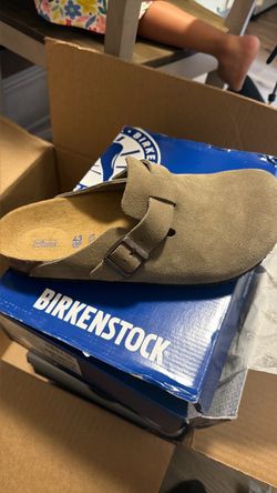 Birkenstock  Suede Clog Size 43