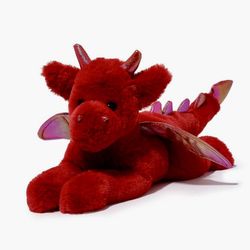 FAO Schwarz 15-inch Red Dragon Stuffed Animal 
