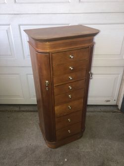 Large Freestanding Jewelry Chest