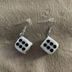 Take A Chance & Roll The Dice With This Winning Set Of Earrings!