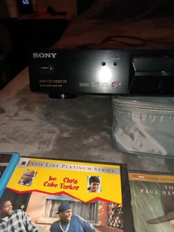 Sony DVD Player And 16 Individual DVD Movies
