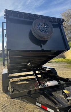 🎃New 8x4x12 Diamond Walls Hydraulic Dump Trailer Loaded With Accessories 🔥