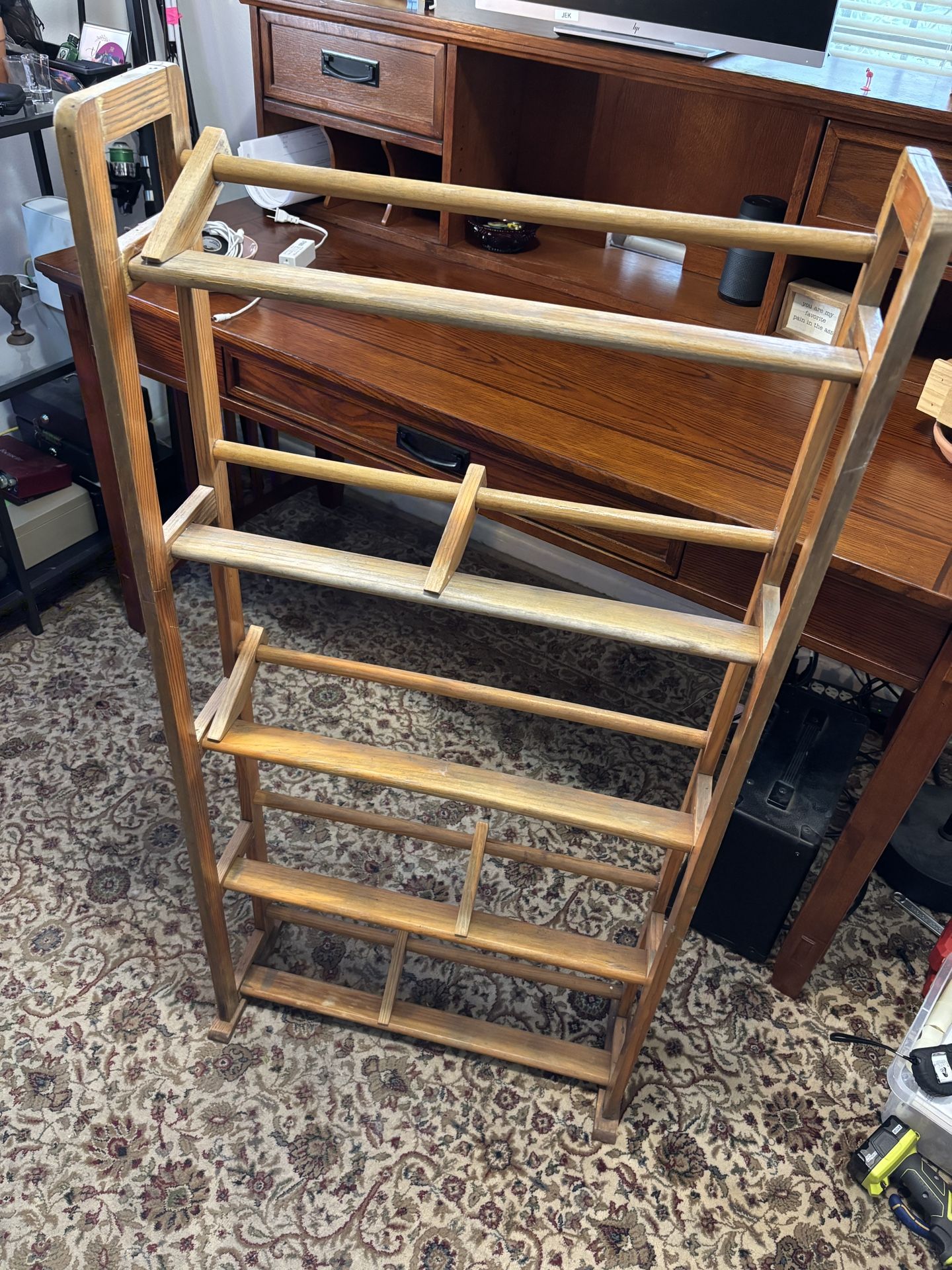 Wooden Shoe Rack