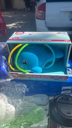 Wacky whale sprinkler