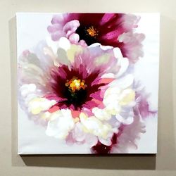 3ft Bohemian Canvas Wall Art with Swarovski Crystals (LARGE) 3ft × 3ft