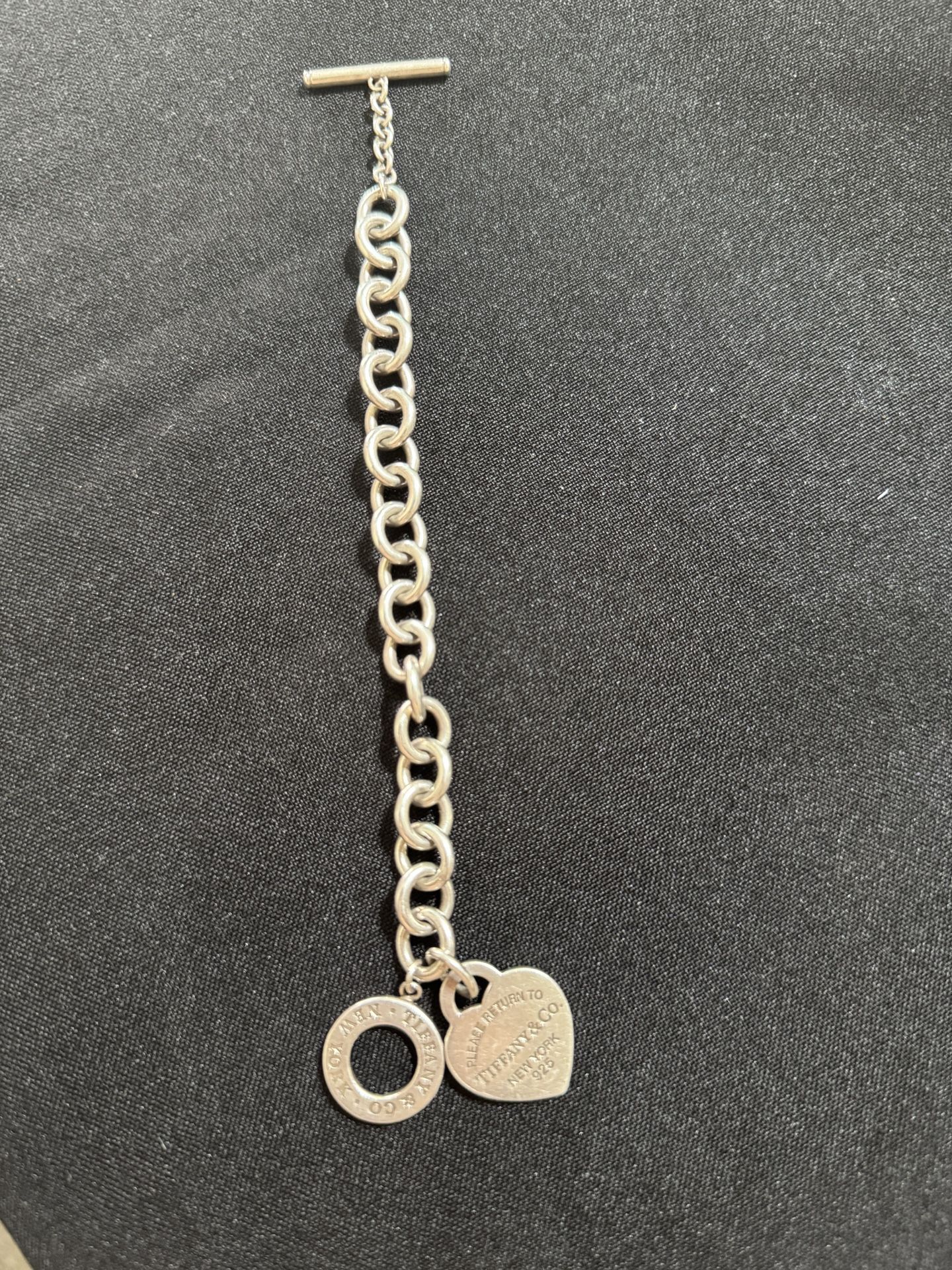 Return To Tiffany Heart Tag Toggle Bracelet In Silver