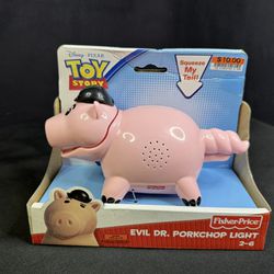 NEW Collectible 2009 Fisher-Price EVIL DR PORKCHOP LIGHT Toy Story 3 Flashlight