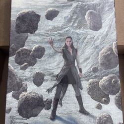 Star Wars Rey Of Hope By Thomas Kinkade