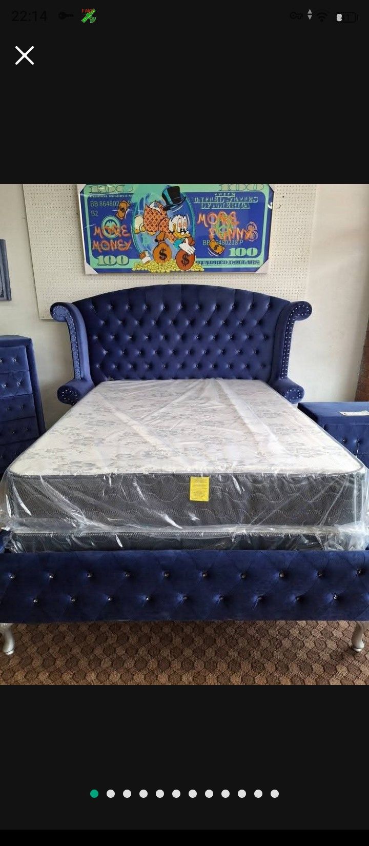 $10 Down Finance Bedroom Set Queen Bed King Bed Mattress Sectional Sofa Sleeper Bunk Bed Vanity
