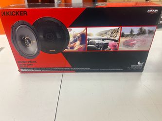 Kicker KSC650 6.5" Coaxial Car Speakers