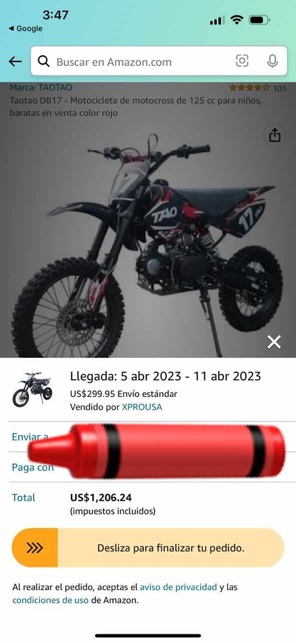 Tao Tao Dirt Bike 125cc