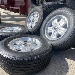 Chevy Silverado Wheels 265/70/18” Michelin 
