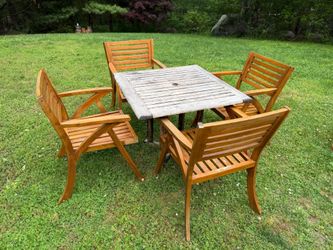 Patio table and chairs