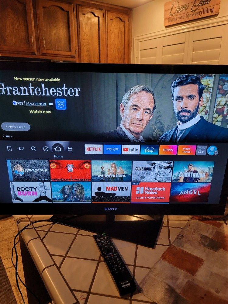 45" Sony 4k Slim TV With 4k Firestick Super Clear Beautiful Picture Firm Price Also Comes With Wall Mount
