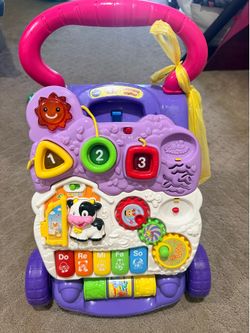 V Tech Sit-to-Stand Baby Walker