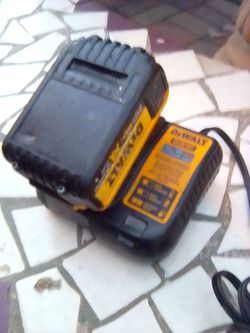 DeWalt battery and charger