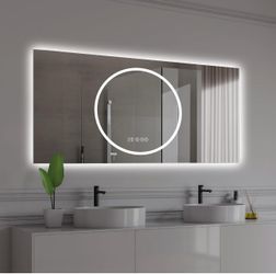 Brand new LED Bathroom Mirror 48"x24" | Anti-Fog Touch Switch | 3 Color×6 Dimmable Levels |