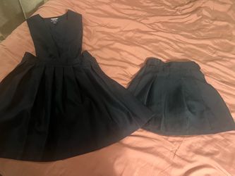 Uniforms French toast dress and unik skirt size 8
