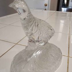 CRYSTAL d’Arques QUAIL GENUINE 24% LEAD CRYSTAL FRANCE