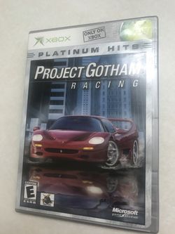 Project Gotham Racing - Platinum Hits Microsoft Original Xbox 2001, Plays On 360