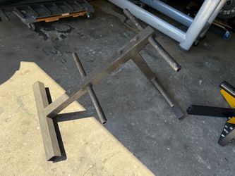 Weight plate tree rack