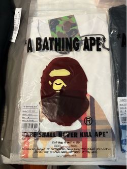 Medium White Burberry Bape Shirt