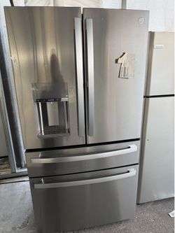 Ge profile open box stainless steel refrigerator