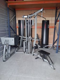 Life Fitness 3 station gym