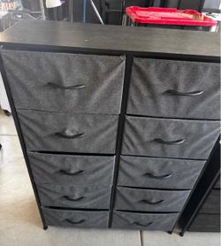 10-Drawer Fabric Dresser Storage Tower