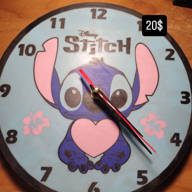 Stitch Clock
