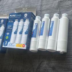 4 New Pureline Refrigerator Filters For Samsung 