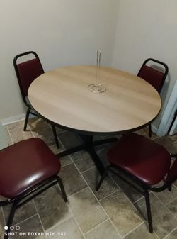 Table and chairs