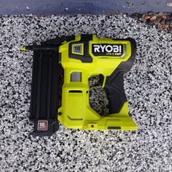 BRAD NAILER 18GA RYOBI 18V TOOL ONLY 