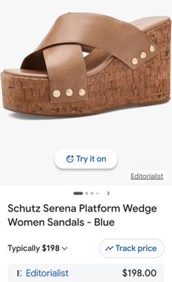 New Schutz wedge shoes