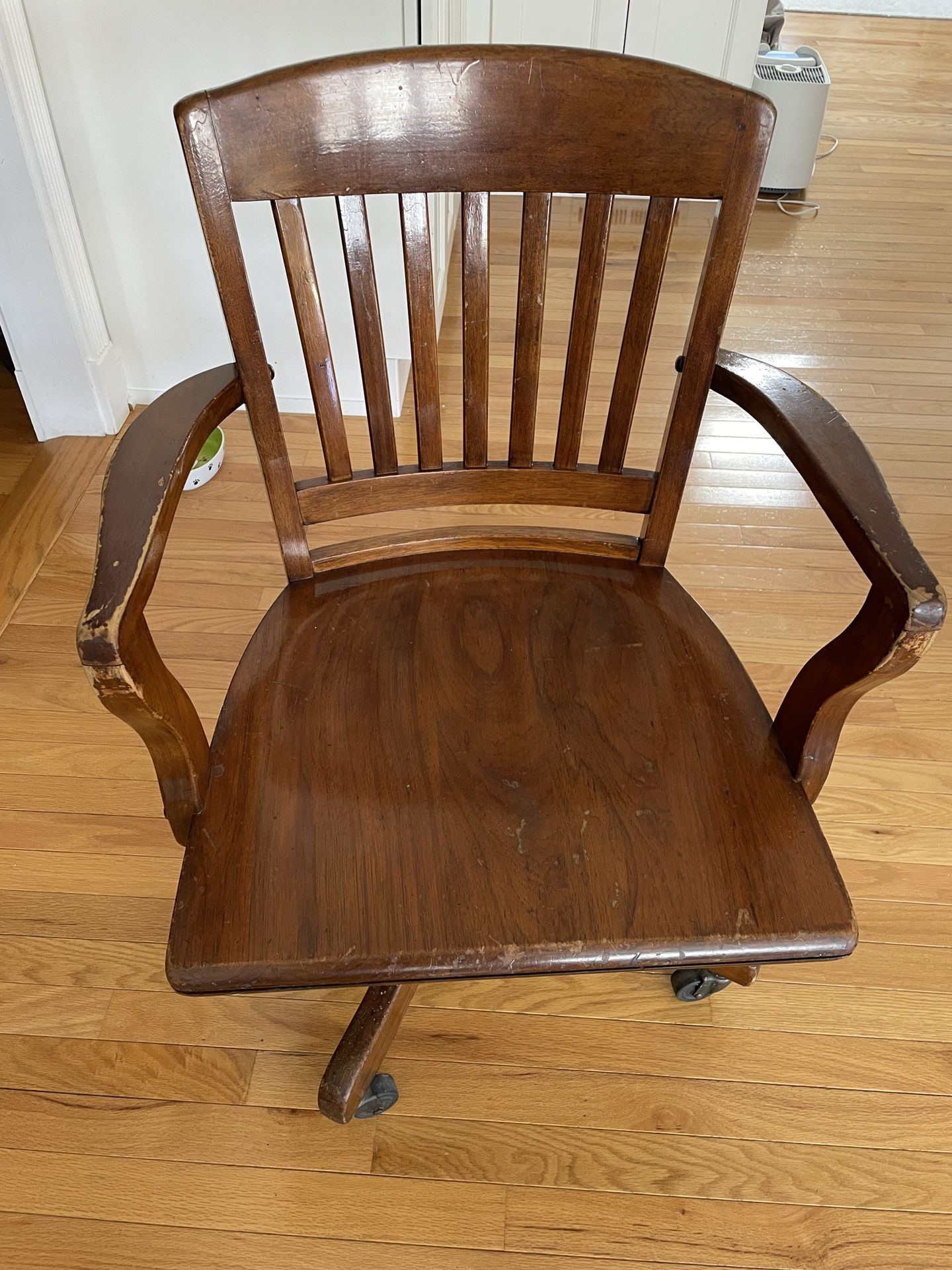 Antique Mission Style Office Chair 