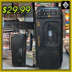 *VINTAGE* Soundesign RCP AM/FM 2-Band Radio & Cassette Player – Retro Audio Classic

